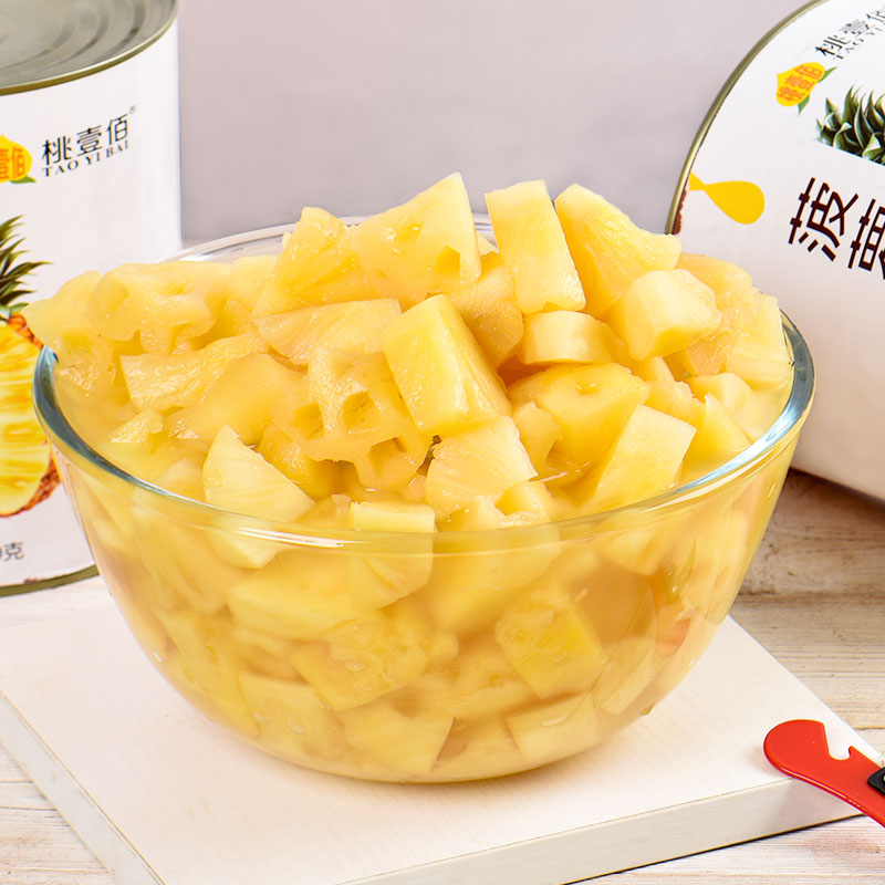 菠萝罐头商用3公斤大罐新鲜糖水