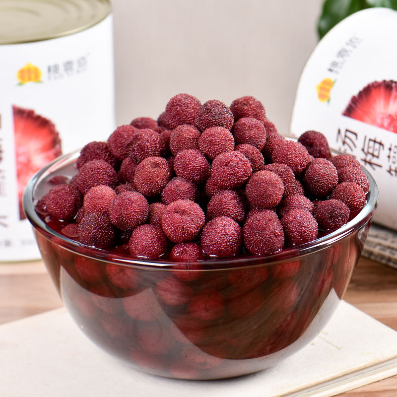 新鲜杨梅罐头商用3公斤大罐装3kg