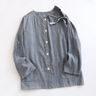 picc置管衣服男衣袖带拉链骨折上衣纯棉透析专用病号服肩袖受伤穿