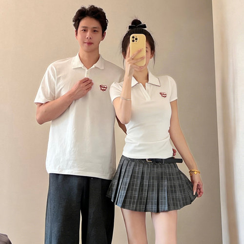 结婚登记照情侣装短袖T恤