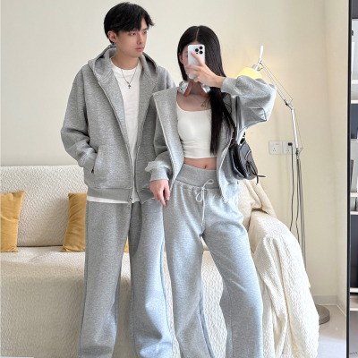 高级感情侣套装运动休闲外套
