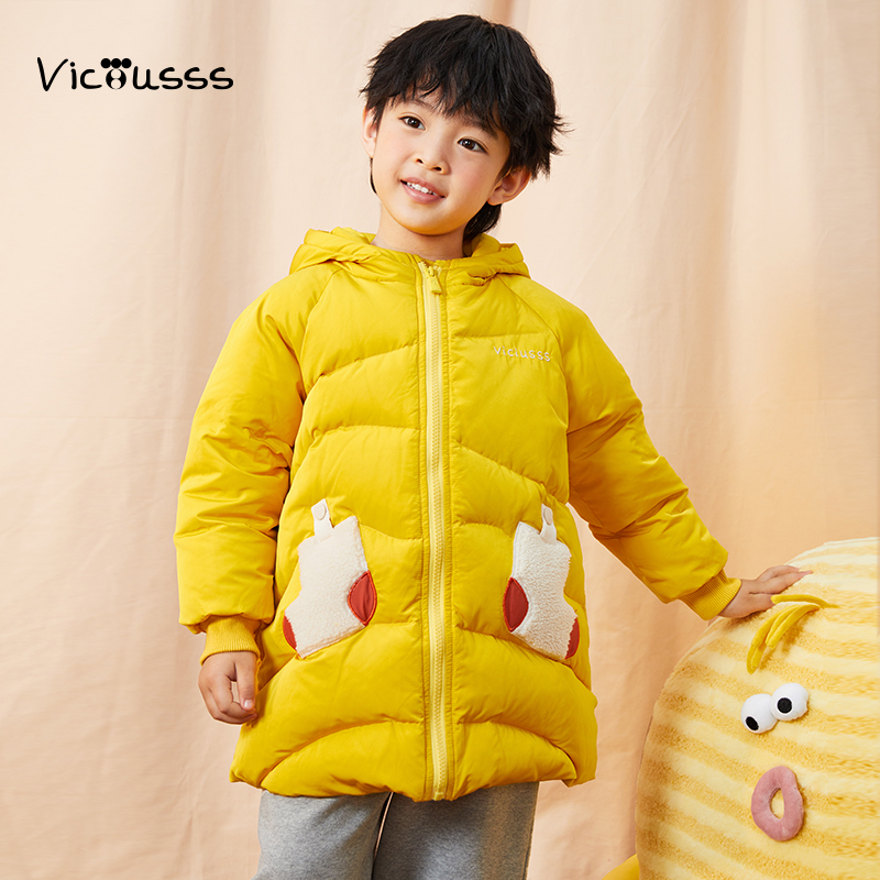 Viciusss丸社男童羽绒服儿童冬季