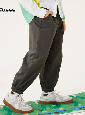 Viciusss丸社男童裤子秋季新款儿童休闲裤男孩纯棉运动裤长裤潮酷