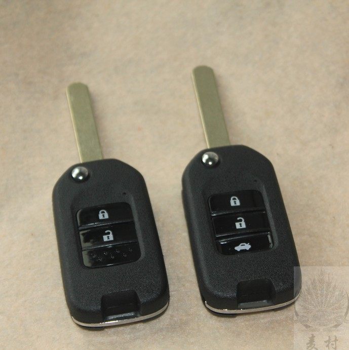 大众凌度折叠壳 9代雅阁折叠壳 原车遥控替换壳  缤智 XRV遥控壳