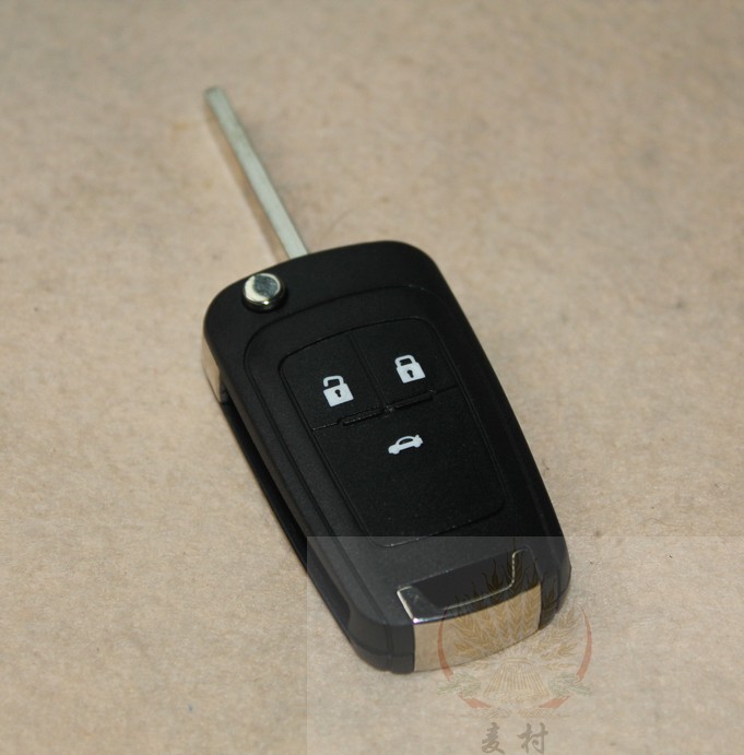 雪佛兰景程13款 14款 15款 新景程遥控钥匙 汽车钥匙 3键折叠钥匙