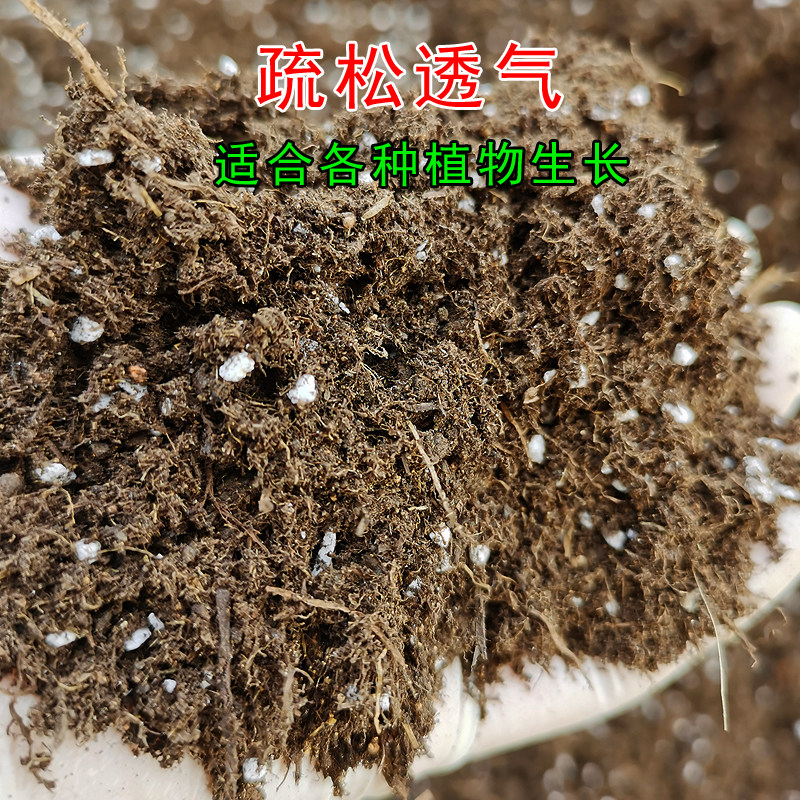 自配营养土香草植物小盆栽用土加肥多肉种植土薄荷基质土