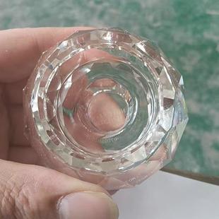 透明水晶蜡烛台香薰蜡烛摆放台浪漫餐桌烛光晚餐摆件 新款