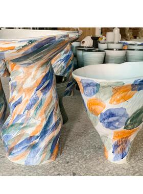 复古新中式陶罐侘寂风装饰