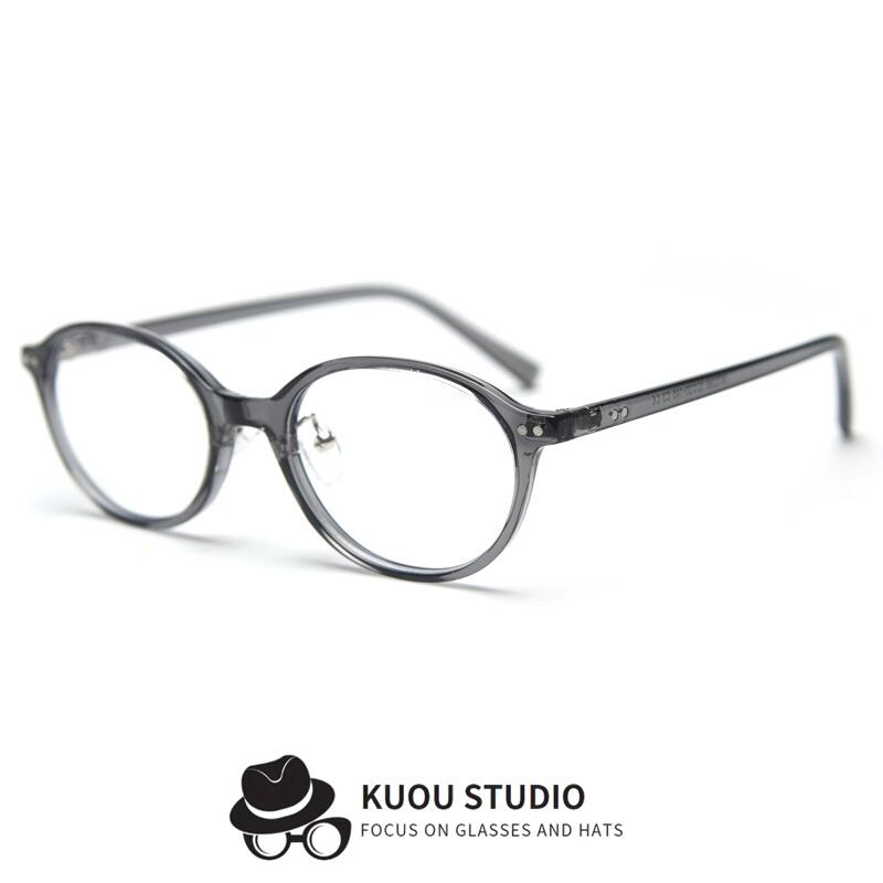 新款小椭圆TR90轻近视眼镜框男女文艺复古平光镜架可配度数