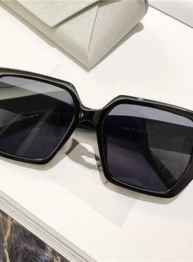 方框黑色大方框墨镜大脸显瘦