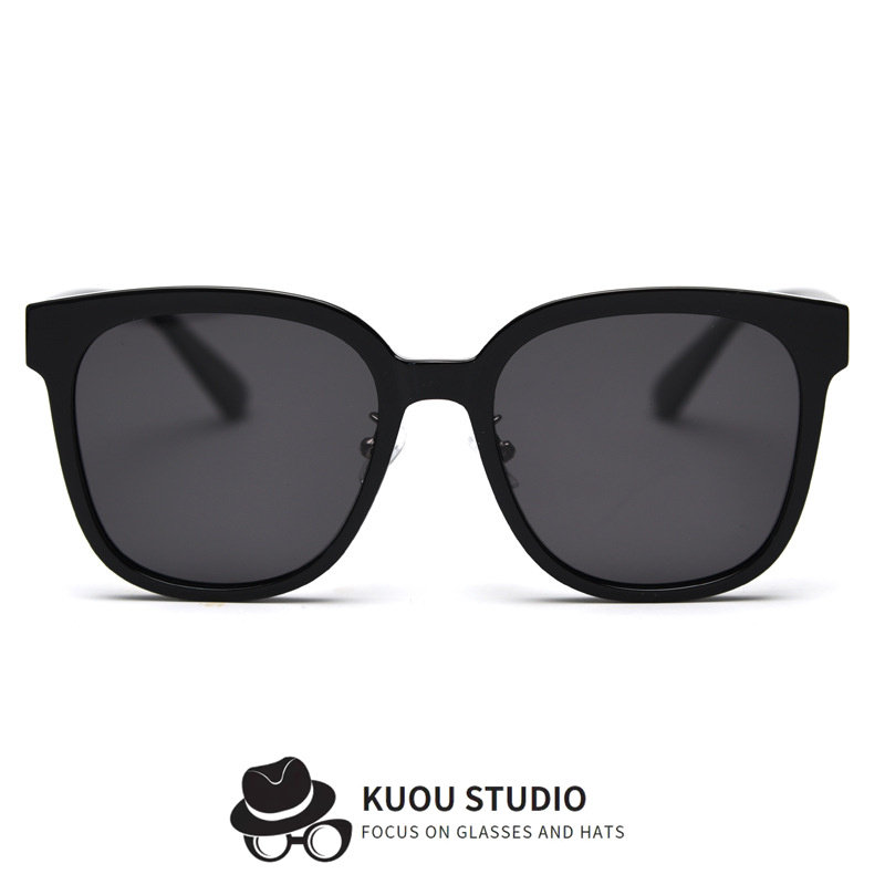 新款大框T90轻韩版偏光太阳眼镜潮男女网红素颜街拍墨镜显脸小