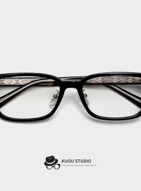 新款日韩小方框文艺复古平光镜架潮男女近视眼镜框可配度数