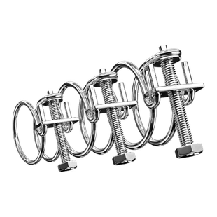 304/201不锈钢双钢丝喉箍管夹燃气管固定器水管钢结构橡胶管卡箍