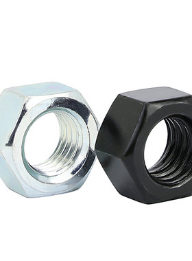 金超12级黑色六角螺母GB6170高强度螺丝帽M6M8M10M12M14M16M20M22