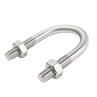 U型螺栓304不锈钢U形螺丝夹管管卡管夹固定卡扣套装M6M8M10M12M24