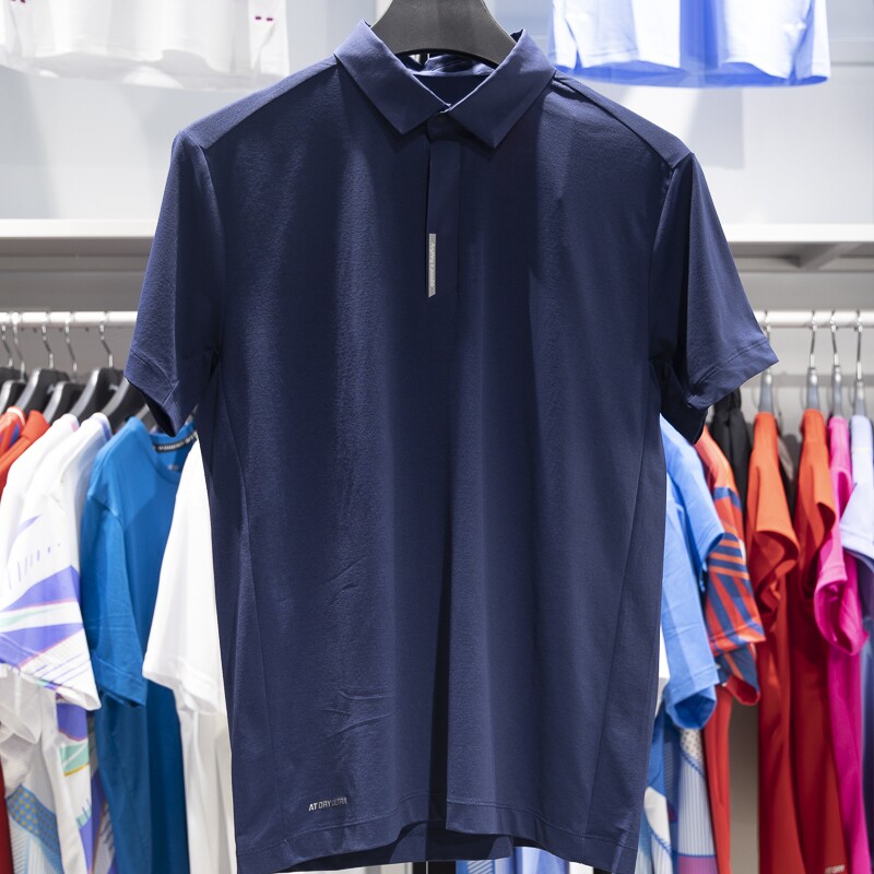 李宁POLO衫男翻领短袖情侣装2024夏季新款爸爸大码商务速干T恤