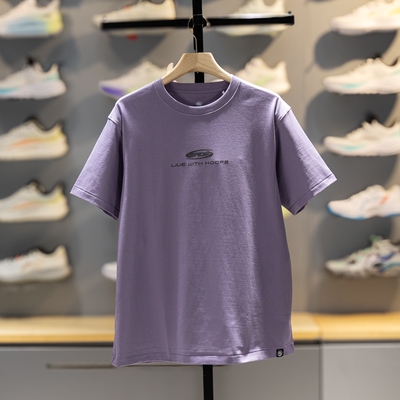 李宁男子亲肤舒适短袖文化衫