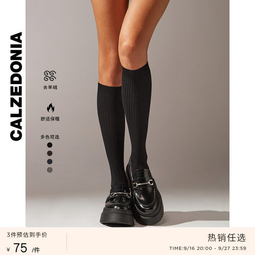 女士时尚多色小腿袜中筒袜