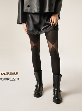 CALZEDONIA卡泽意袜26夏季新女70D时尚几何图案连裤丝袜MODC2220