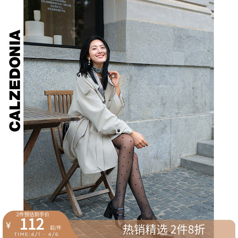 CALZEDONIA卡泽意袜春夏女士LOVE系列30D爱心连裤袜丝袜MODC1934