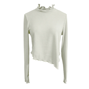 梵之舞古典现代舞蹈身韵练功服装女飘逸长袖穿指中领短款上衣新款