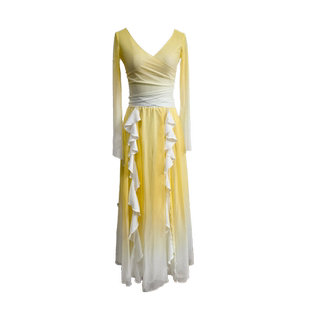 梵之舞古典舞蹈纱衣练功表演出服装渐变色上衣女飘逸仙气飘带裙裤