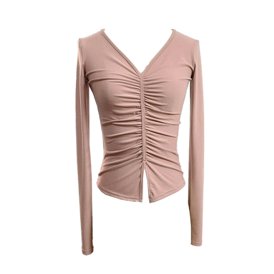 梵之舞古典保暖舞服抓毛上衣