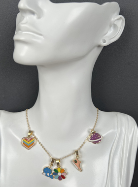 夏日风时尚个性简约可diy吊坠女