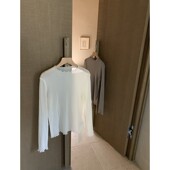 外穿防晒上衣 木耳边网纱显瘦百搭叠穿神器打底衫 2026春夏新款 韩版