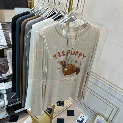 软糯圆领羊毛打底衫2025新款女士秋冬季修身爆款加绒加厚t恤内搭