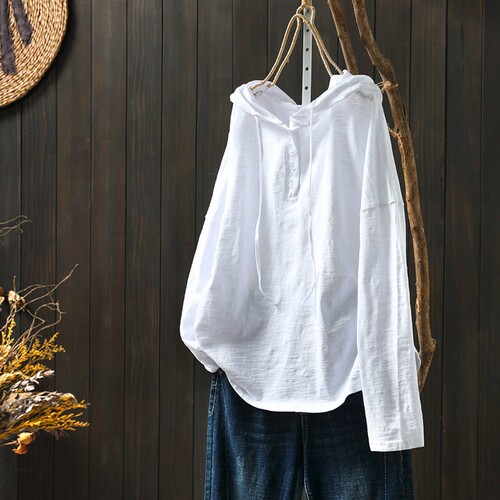宽松大板遮肉套头上衣