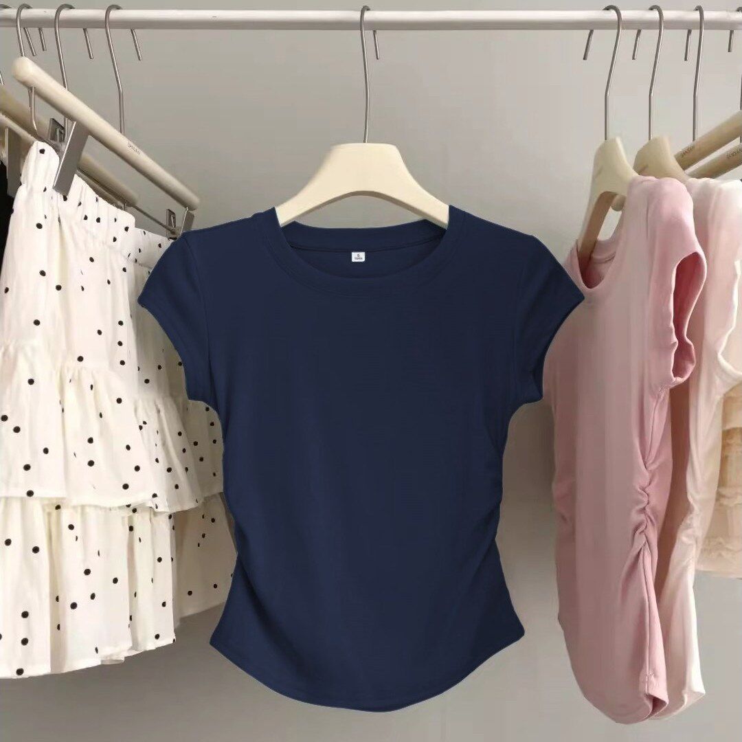 现代舞短袖上衣2026新款舞蹈练功服学生日常穿搭古典舞形体训练服图片