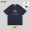 100% cotton front chest navy blue pixel Mario