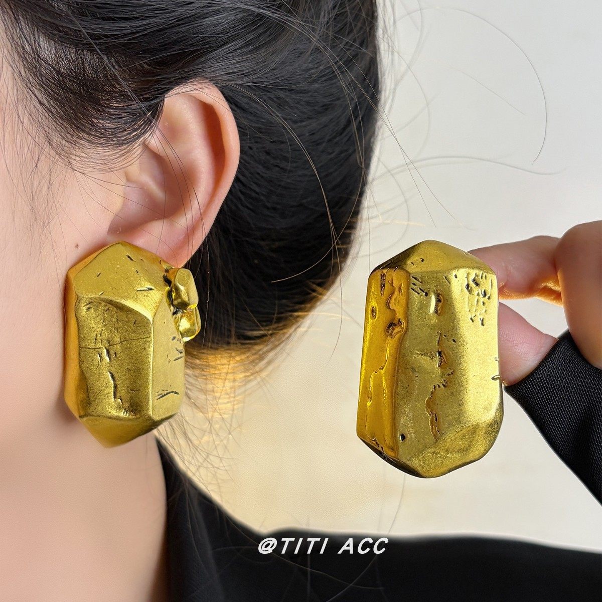 欧美复古金属几何切面耳环厚重感方块时尚耳饰小众高级感女款配饰,饰品/流行首饰/时尚饰品新,耳环,淘宝优惠券,粉丝福利购,淘宝优惠卷