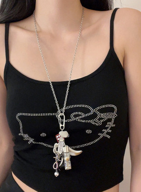 韩国多元素台球吊坠项链