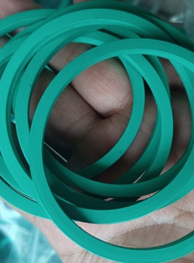 耐高温耐腐蚀绿色氟胶硅胶R型密封圈ED密封圈斜角垫圈E型橡胶件