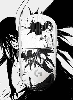 鼠标防滑贴gpw1234代金刚板朱雀鹰眼小狗版防护贴纸一二三四蜥蜴