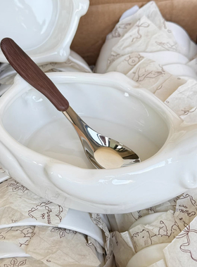 可爱北极熊陶瓷甜品碗早餐酸奶燕麦碗汤面碗儿童水果沙拉碗创意碗