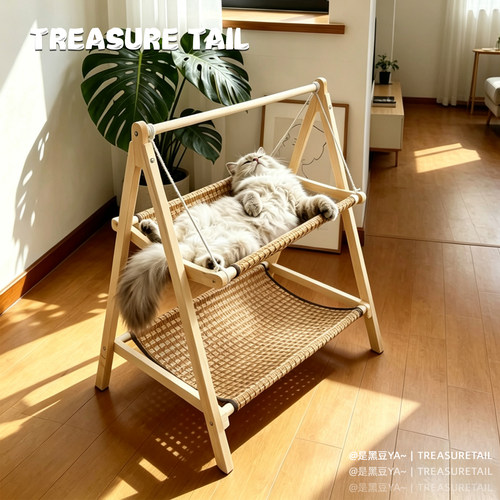 TreasureTail猫咪秋千吊床