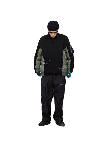 解构拼接羽绒服新国标90绒