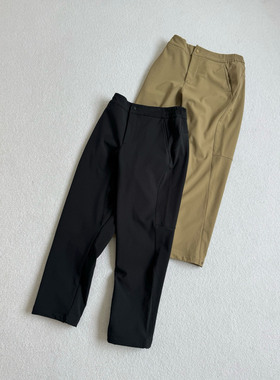 加绒款 男士加厚保暖F360户外运动跑步登山保暖软壳长裤！