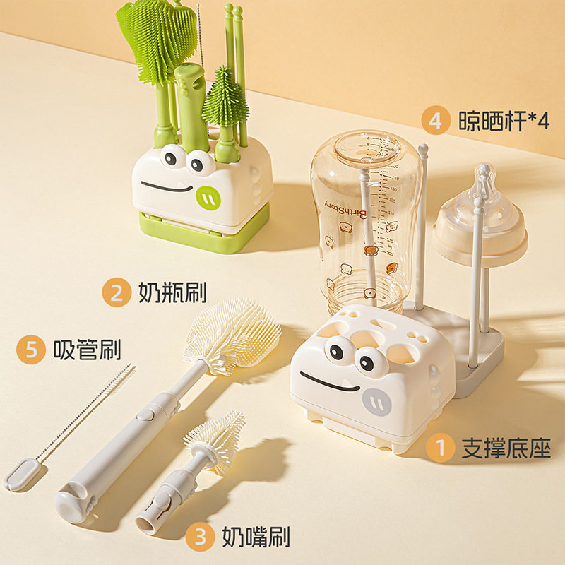 宝宝婴儿硅胶奶瓶刷套装