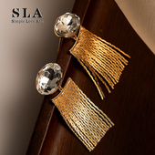 Acc私家 Simple Love 复古流苏独特小众设计感高气质银针耳环女