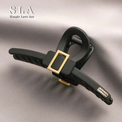 Simple Acc私家  法式高级时尚百搭设计爆款简约气质H字母发饰女