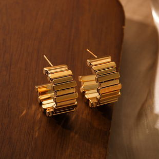 不规则高级感小众设计感银针耳环女 Acc私家2025新款 Simple Love