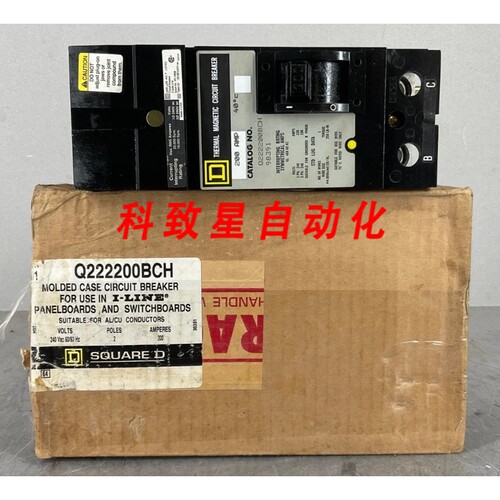 工业配件SQ.D Q222200BCH 断路器ILINE PNL/SWCH板2P 200A 240VAC