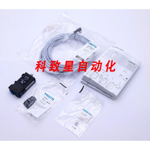 工业配件SDE3-V1S-B-WQ4-2P-M8-WS压力传感器+NEBU-M8W4-K-5-LE4-