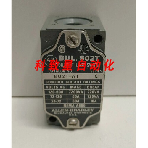 工业配件GUARANTEED SER.C 600V LIMIT SWITCH BODY 802T-A1