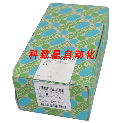 工业配件CONTACT UK 10 3-CC HESI N 3POL端子 30 48 603