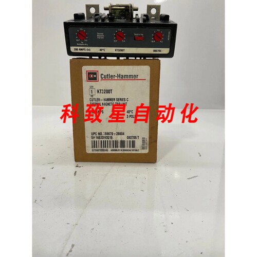 工业配件KT3200T TRIP UNIT 200 A 3P FRAME JK SERIES C